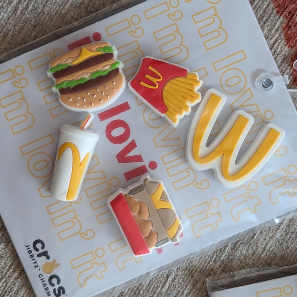 Crocs x McDonald's jibbitz NIP